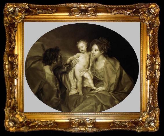 framed  Anton Raphael Mengs The Holy Family, ta009-2